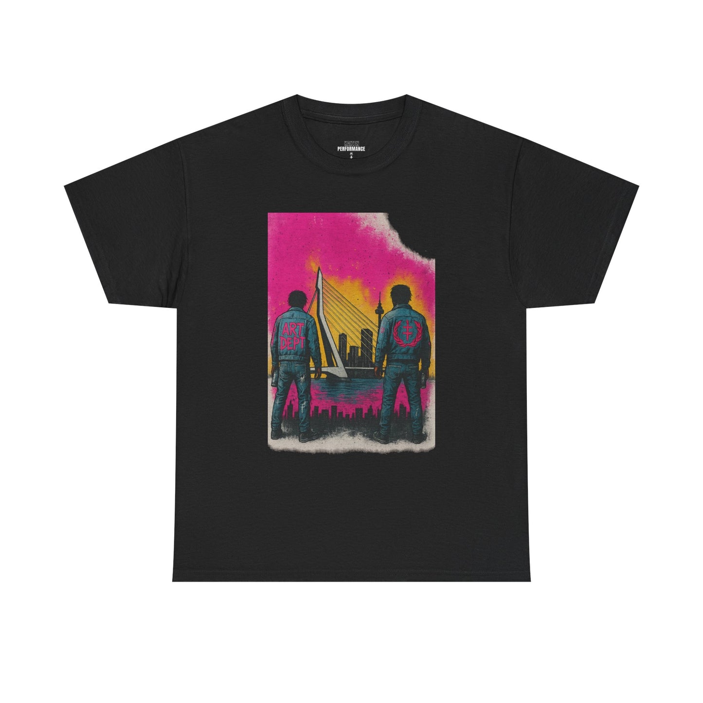 Urban Adventure Unisex Heavy Cotton Tee, Graphic T-Shirt, Street Art Tee, Casual Wear, Gift for Explorers, Travel Enthusiasts