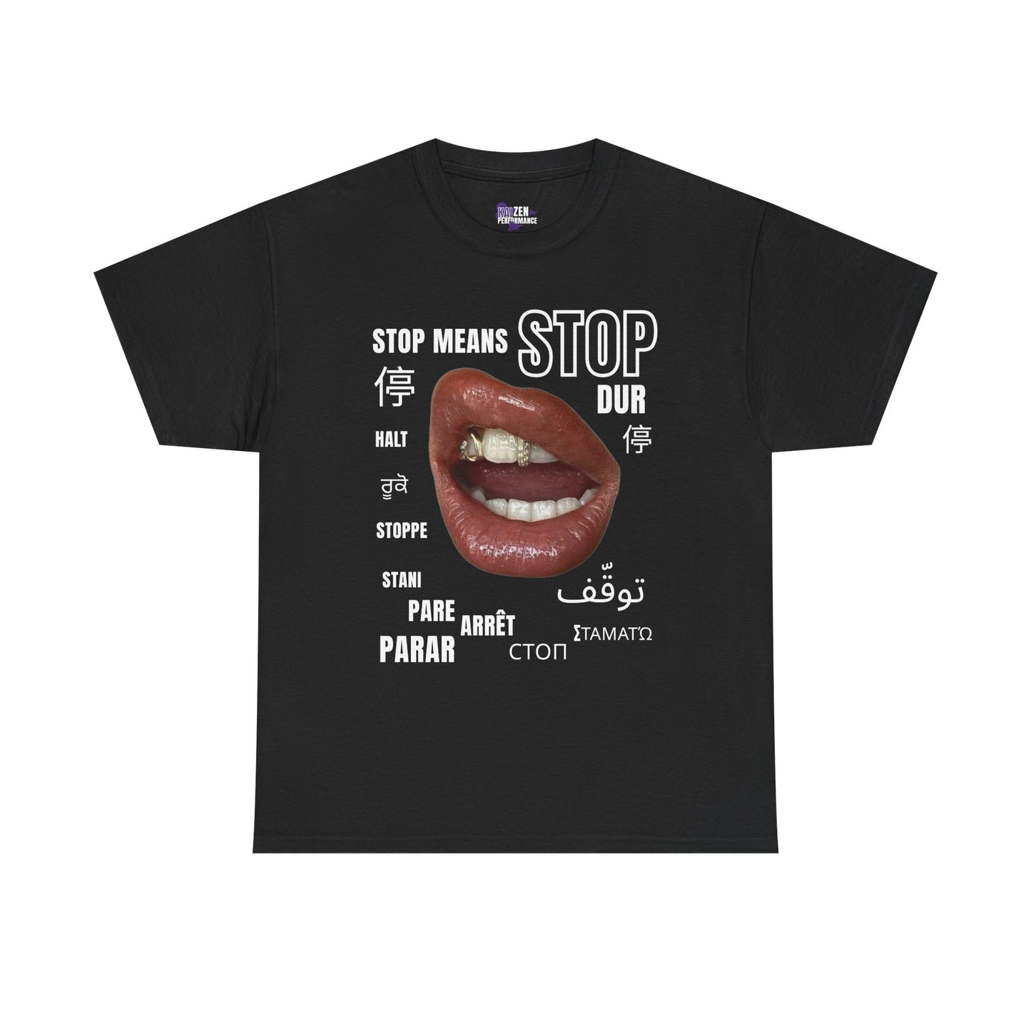 Stop the Abuse Mouth Unisex Tee