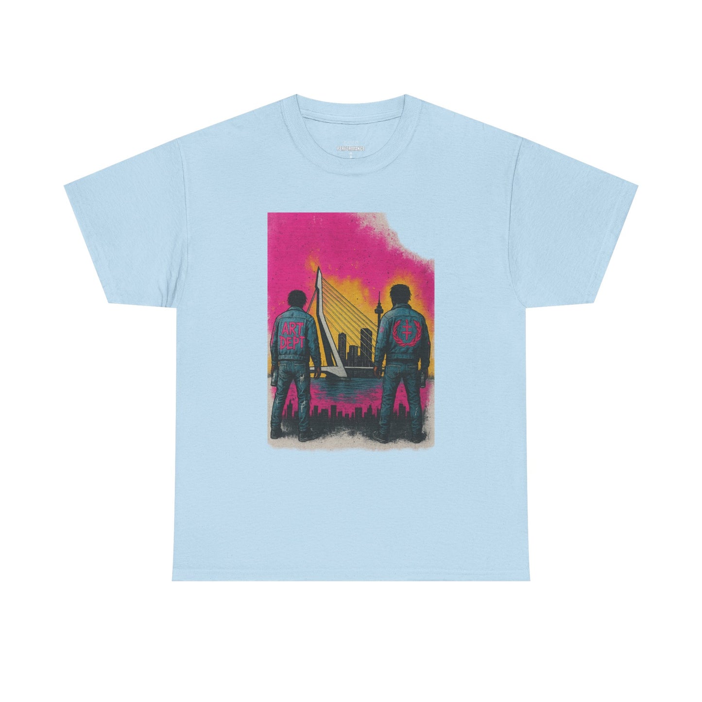 Urban Adventure Unisex Heavy Cotton Tee, Graphic T-Shirt, Street Art Tee, Casual Wear, Gift for Explorers, Travel Enthusiasts