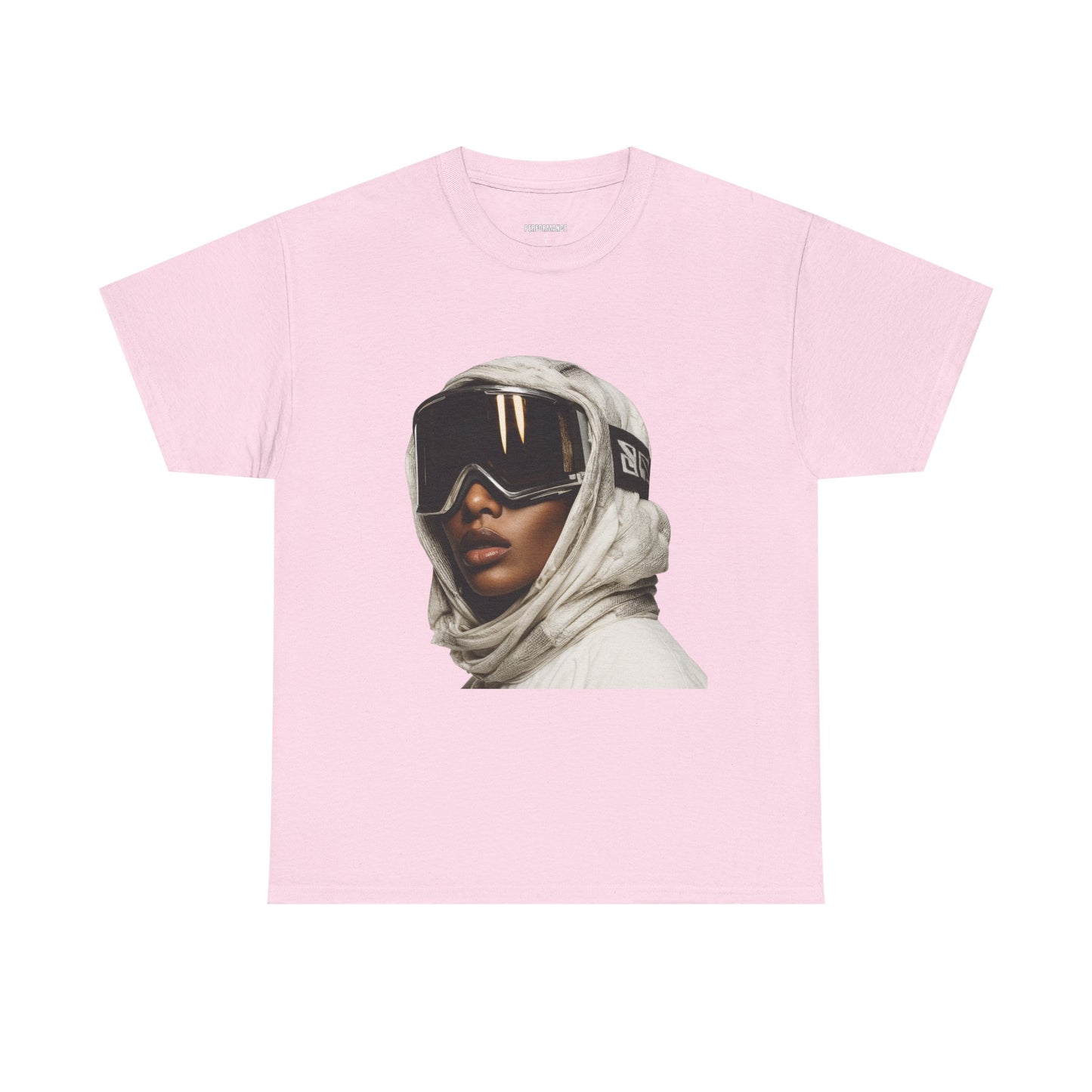 Stylish Unisex Heavy Cotton Tee with Skiing Design - Trendy Winter Apparel, Snowboarding Shirt, Casual Wear, Gift Idea