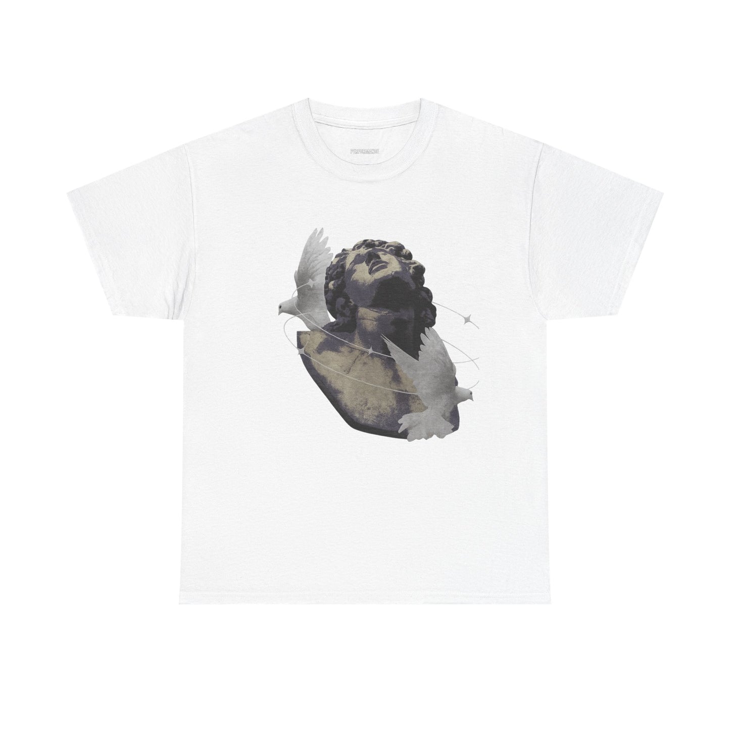 Angel & Dove Graphic T-Shirt, Casual Wear, Gift for Art Lovers, Inspirational Tee, Comfortable Everyday Style