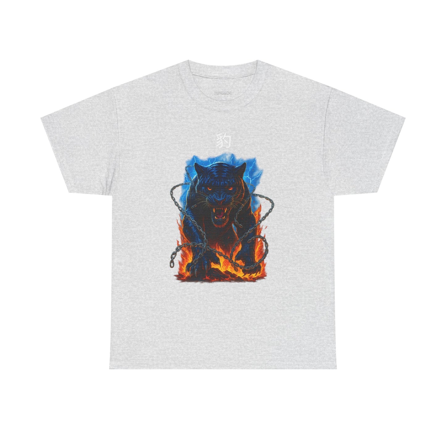 Fierce Flame Wolf Tee, Graphic T-Shirt, Animal Lover Gift, Unisex Casual Wear, Streetwear, Unique Artwork Apparel