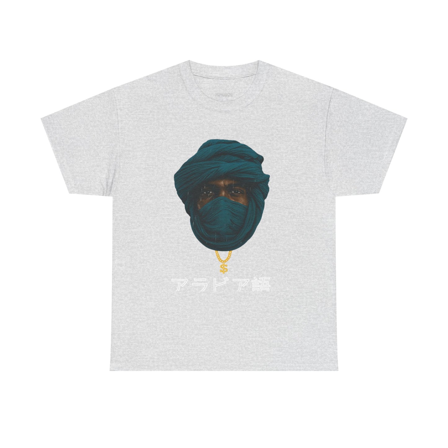 Cultural-Themed Unisex Heavy Cotton Tee, Streetwear Tee, Unique Graphic T-Shirt, Casual Everyday Wear, Gift for Art Lovers