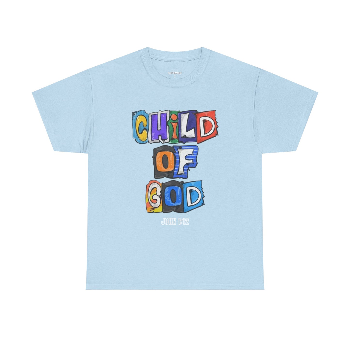 God-Inspired Unisex Heavy Cotton Tee, Faith-Based Apparel, Christian Gift, Spiritual T-Shirt, Everyday Wear, Inspirational Clothing