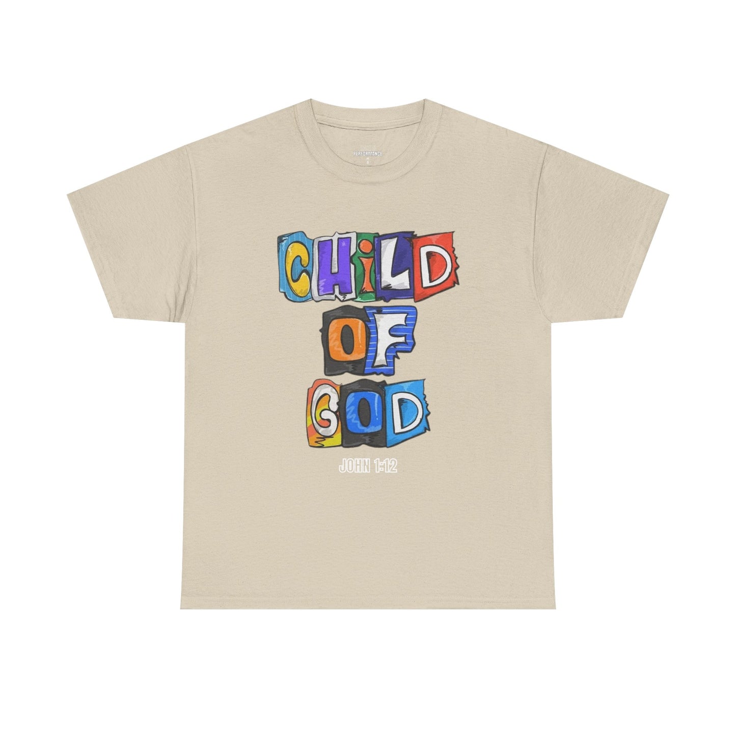God-Inspired Unisex Heavy Cotton Tee, Faith-Based Apparel, Christian Gift, Spiritual T-Shirt, Everyday Wear, Inspirational Clothing