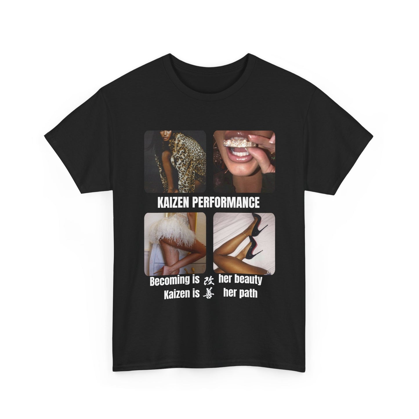 Empowering Unisex Heavy Cotton Tee - 'KAIZEN PERFORMANCE' Inspirational Shirt