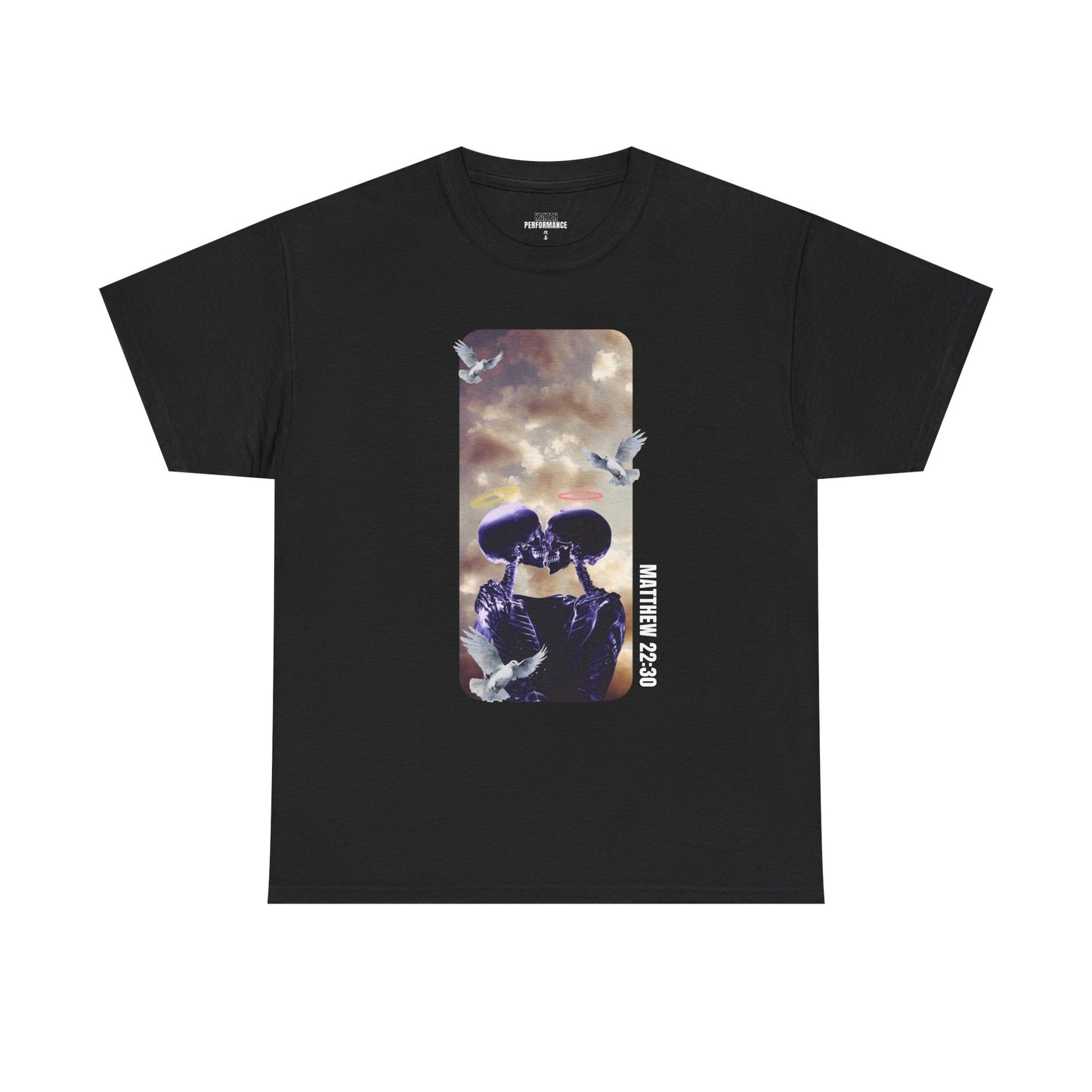 Skeleton Lovers Heaven Bible Verse Christian Tee