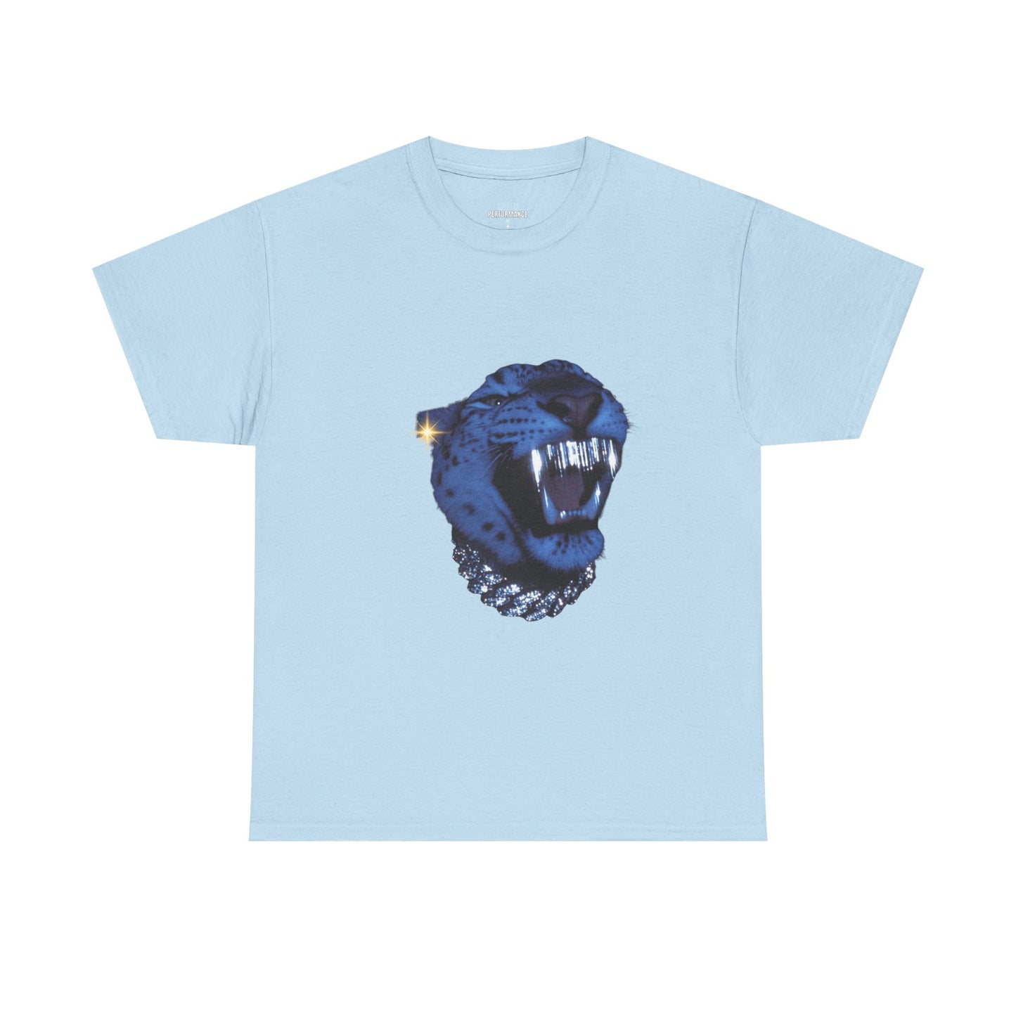 Fierce Panther Graphic Tee, Unisex Heavy Cotton Tee, Wild Animal Shirt, Casual Wear, Gift for Animal Lovers