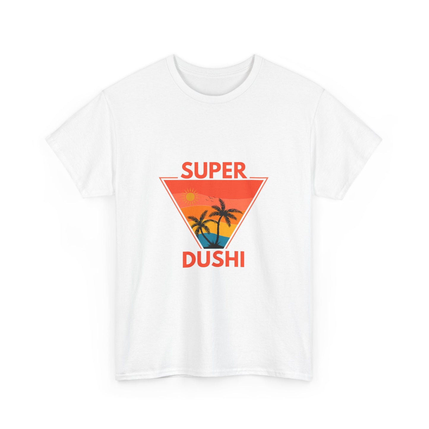 Tropical DUSHI Graphic Tee for Casual Vibes