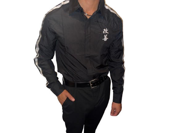 Black Kaizen Performance sportieve overhemd