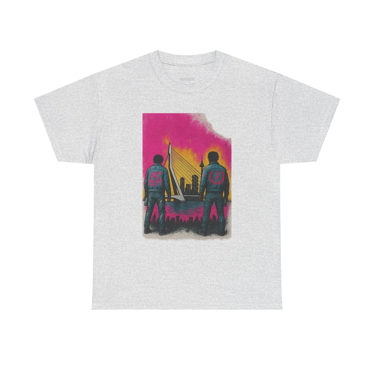 Urban Adventure Unisex Heavy Cotton Tee, Graphic T-Shirt, Street Art Tee, Casual Wear, Gift for Explorers, Travel Enthusiasts