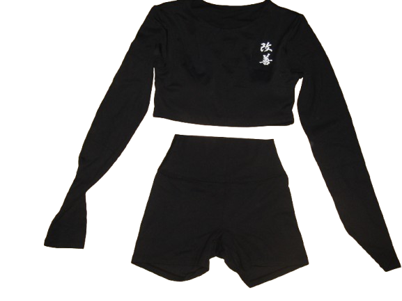 Long sleeve active gymset