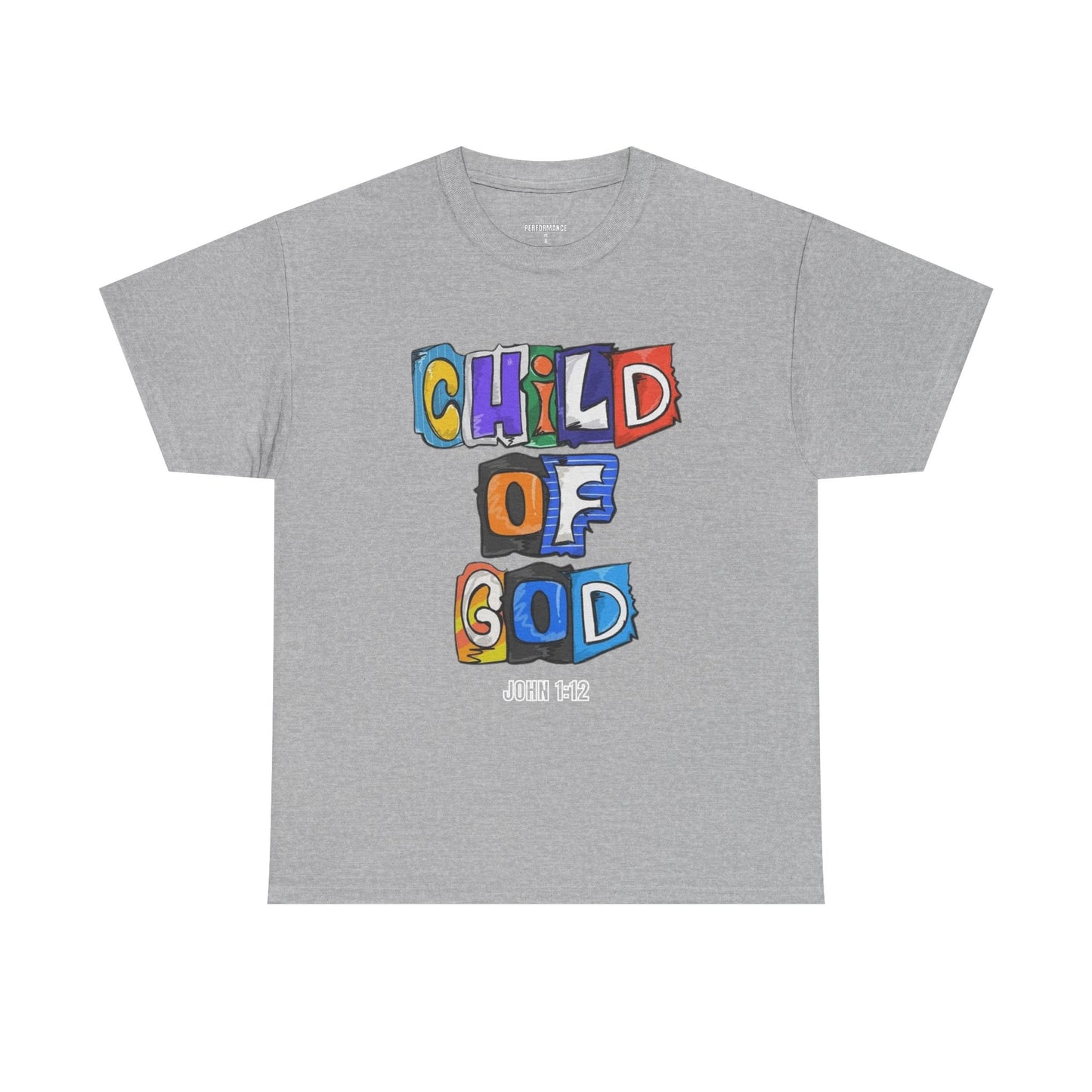 God-Inspired Unisex Heavy Cotton Tee, Faith-Based Apparel, Christian Gift, Spiritual T-Shirt, Everyday Wear, Inspirational Clothing