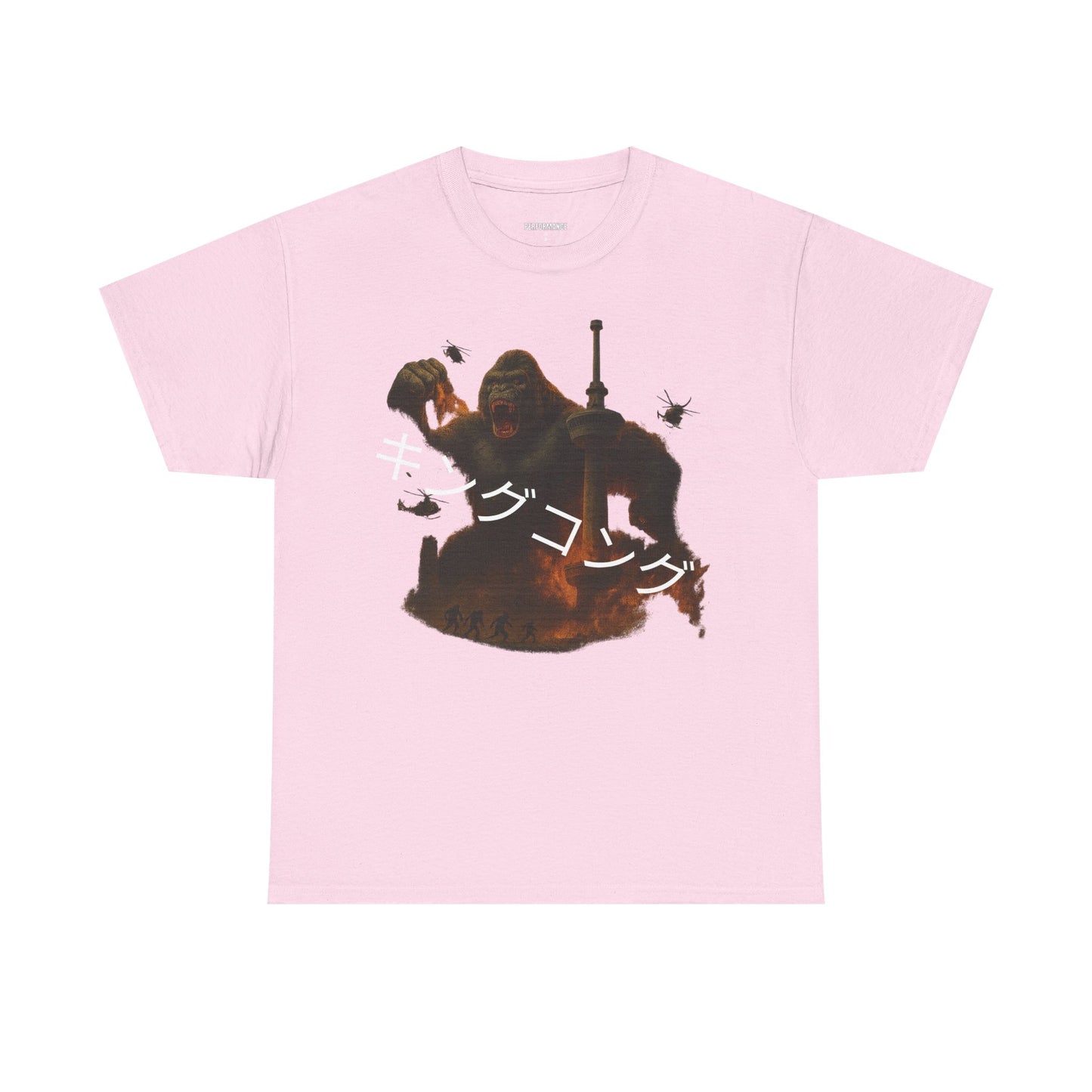 Kong Inspired Unisex Heavy Cotton Tee - Perfect for Movie Night, Gifts, Fan Merchandise, Casual Wear, and Everyday Comfort