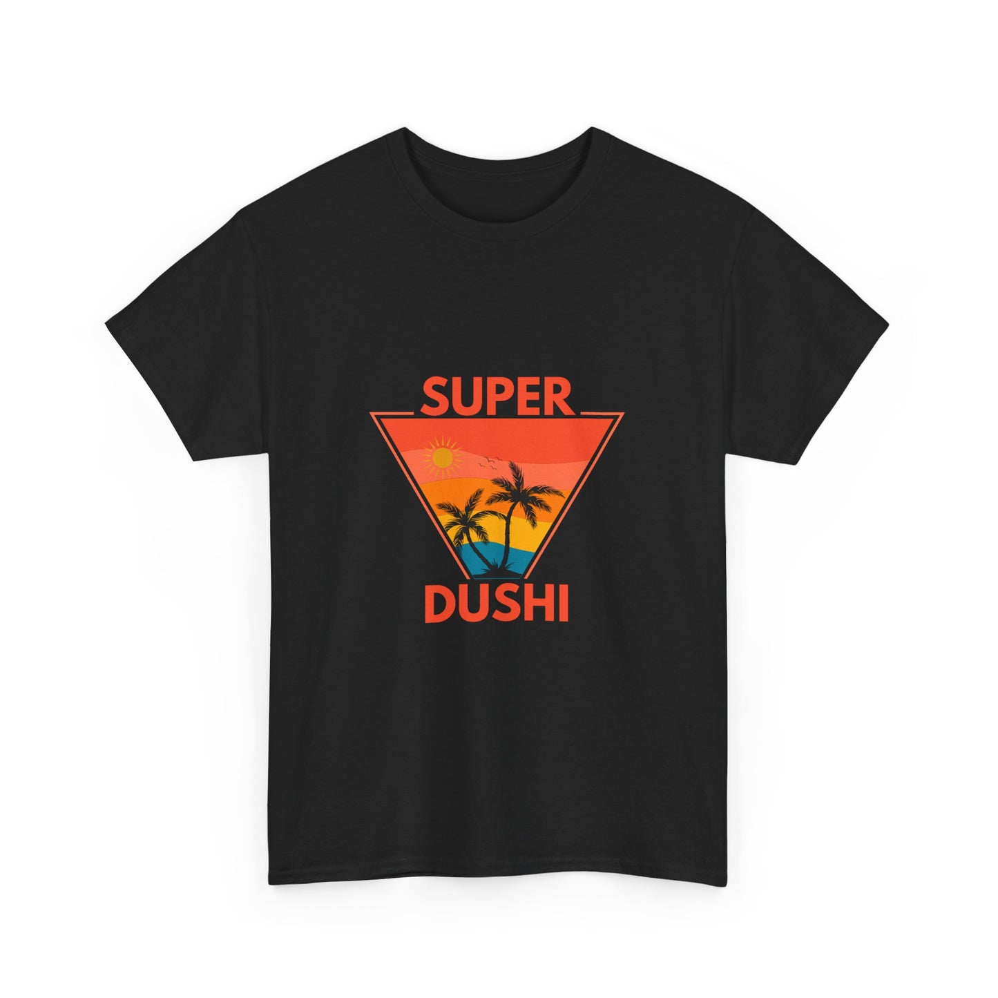 Tropical DUSHI Graphic Tee for Casual Vibes