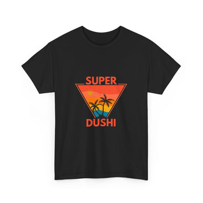 Tropical DUSHI Graphic Tee for Casual Vibes