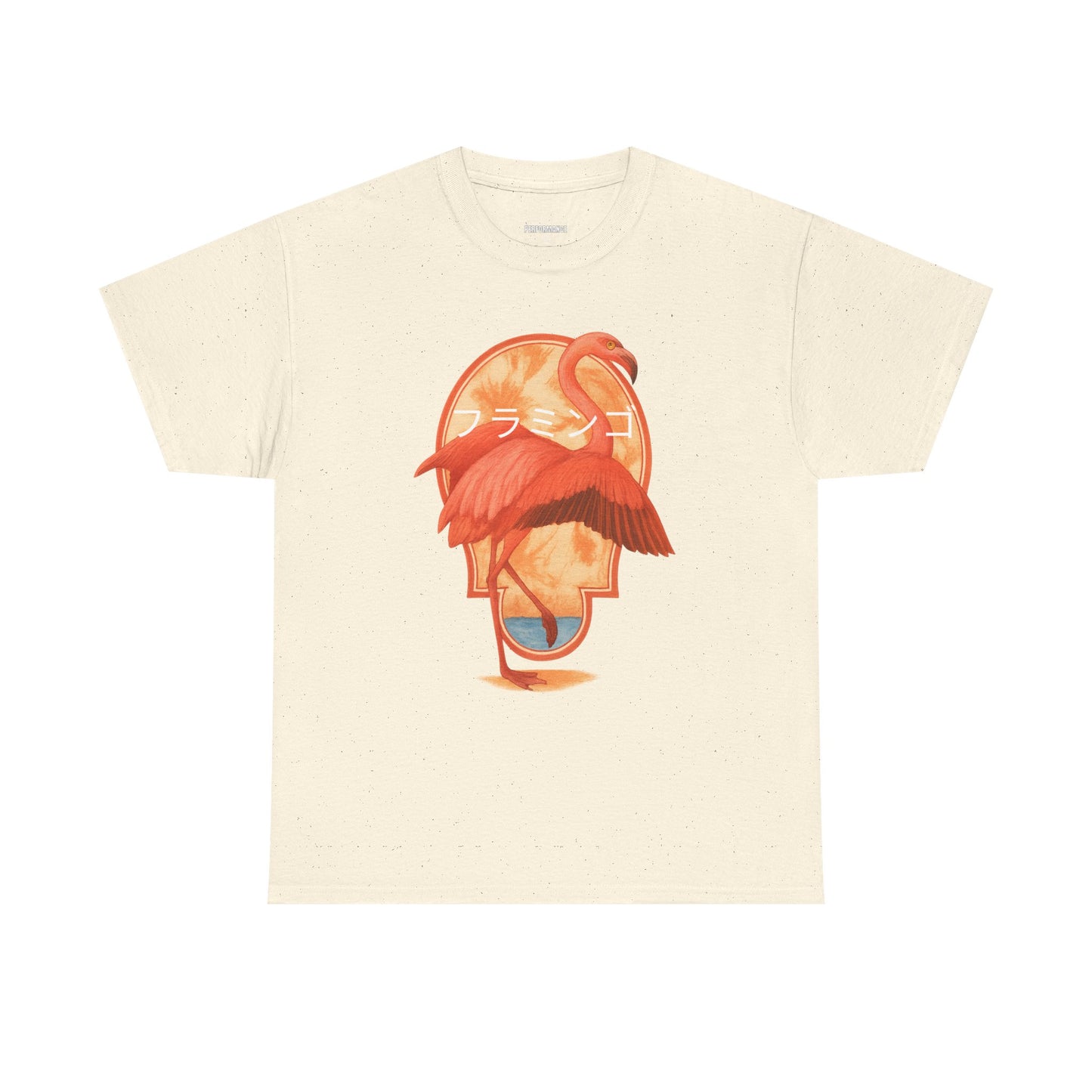T-Shirt with Tropical Flamingo Design | Summer Vibes, Casual Wear, Gift for Nature Lovers, Beach Outing