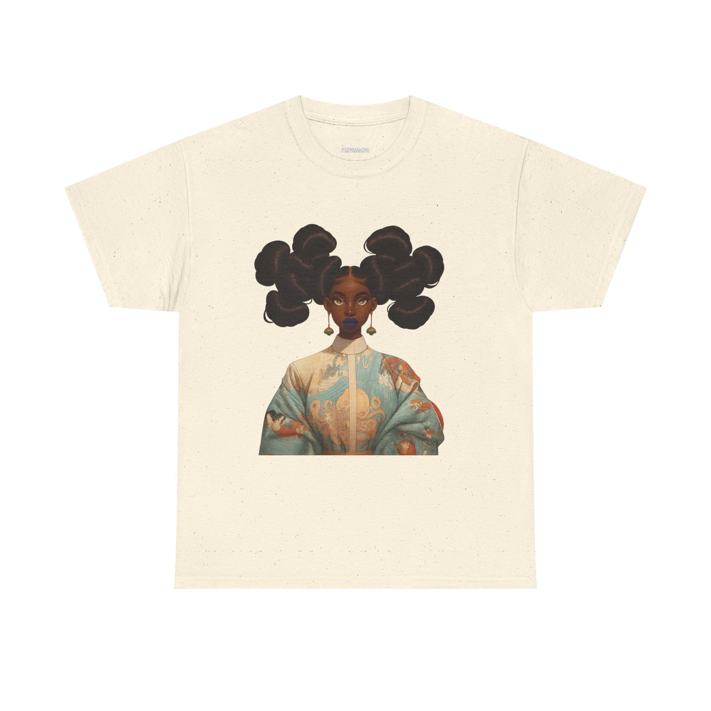 Cultural Chic Unisex Tee, Artistic Cotton T-Shirt, Trendy Graphic Tee, Afrocentric Style Shirt, Unique Gift Idea for Her