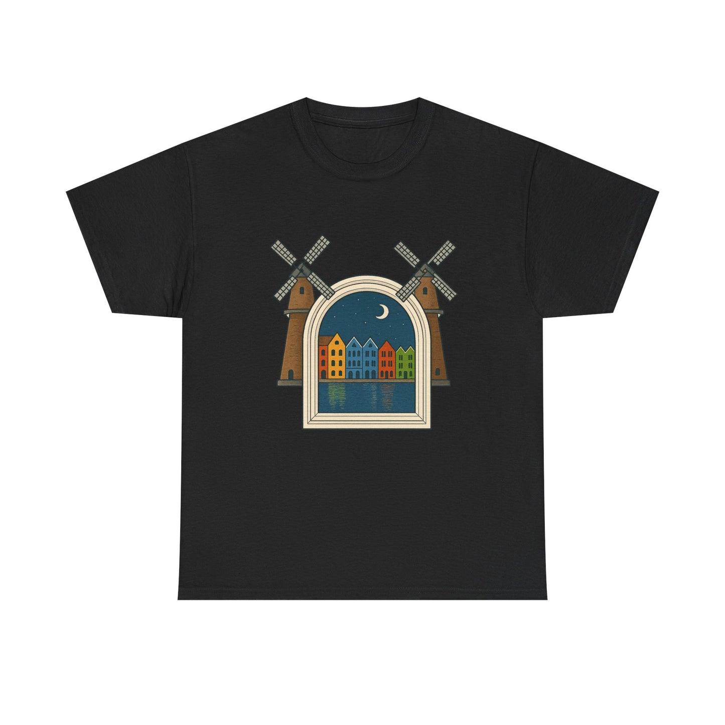 Dutch Canal Windmill Tee