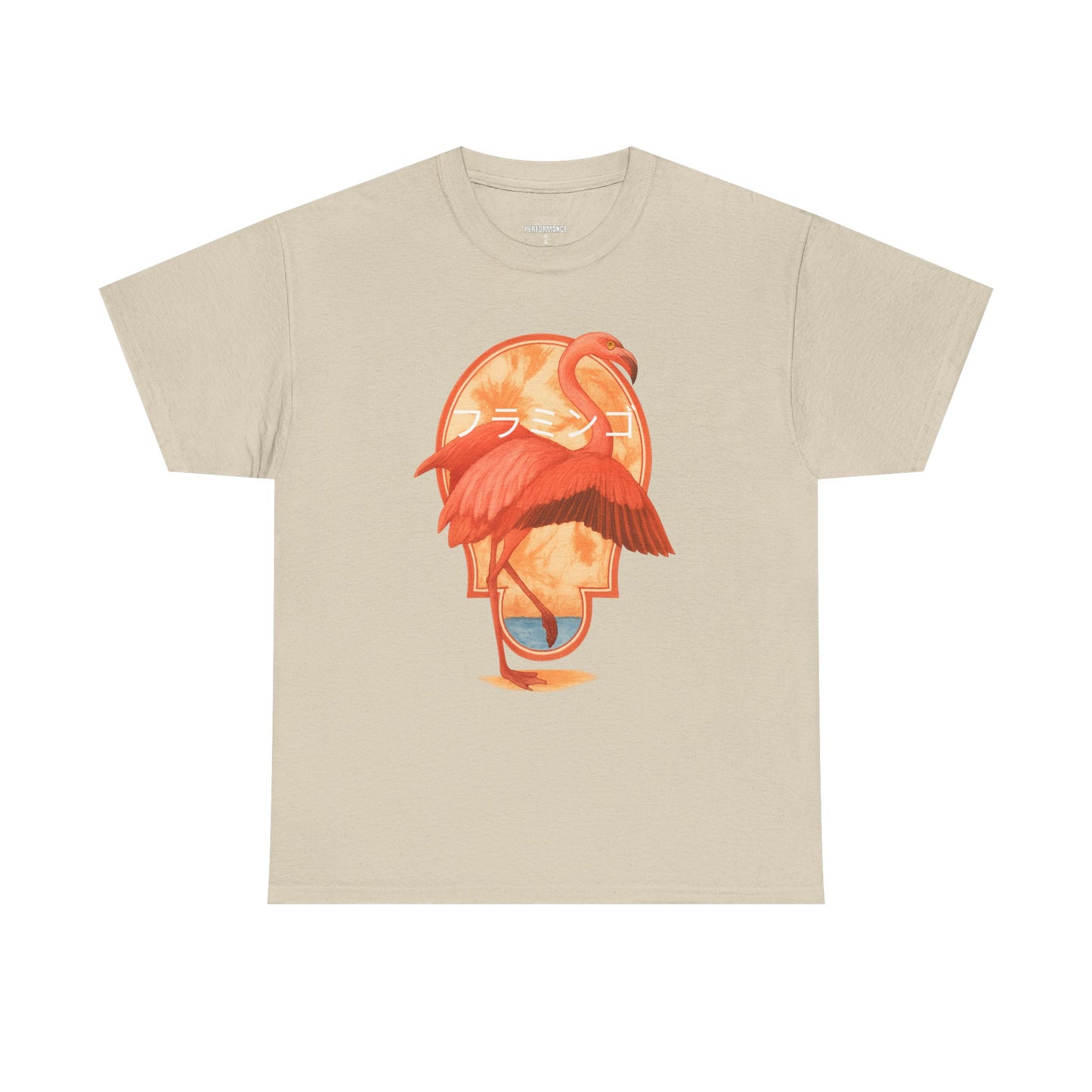 T-Shirt with Tropical Flamingo Design | Summer Vibes, Casual Wear, Gift for Nature Lovers, Beach Outing