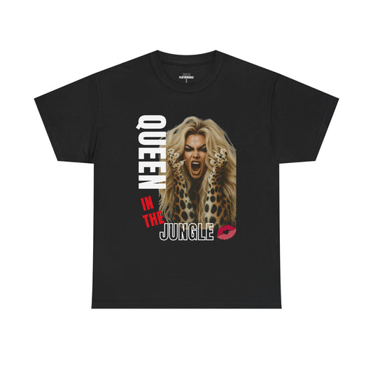 Fierce Fashion Tee, Statement T-Shirt, Unisex Graphic Shirt, Trendy Cotton Top, Bold Animal Print Tee, Casual Chic Apparel