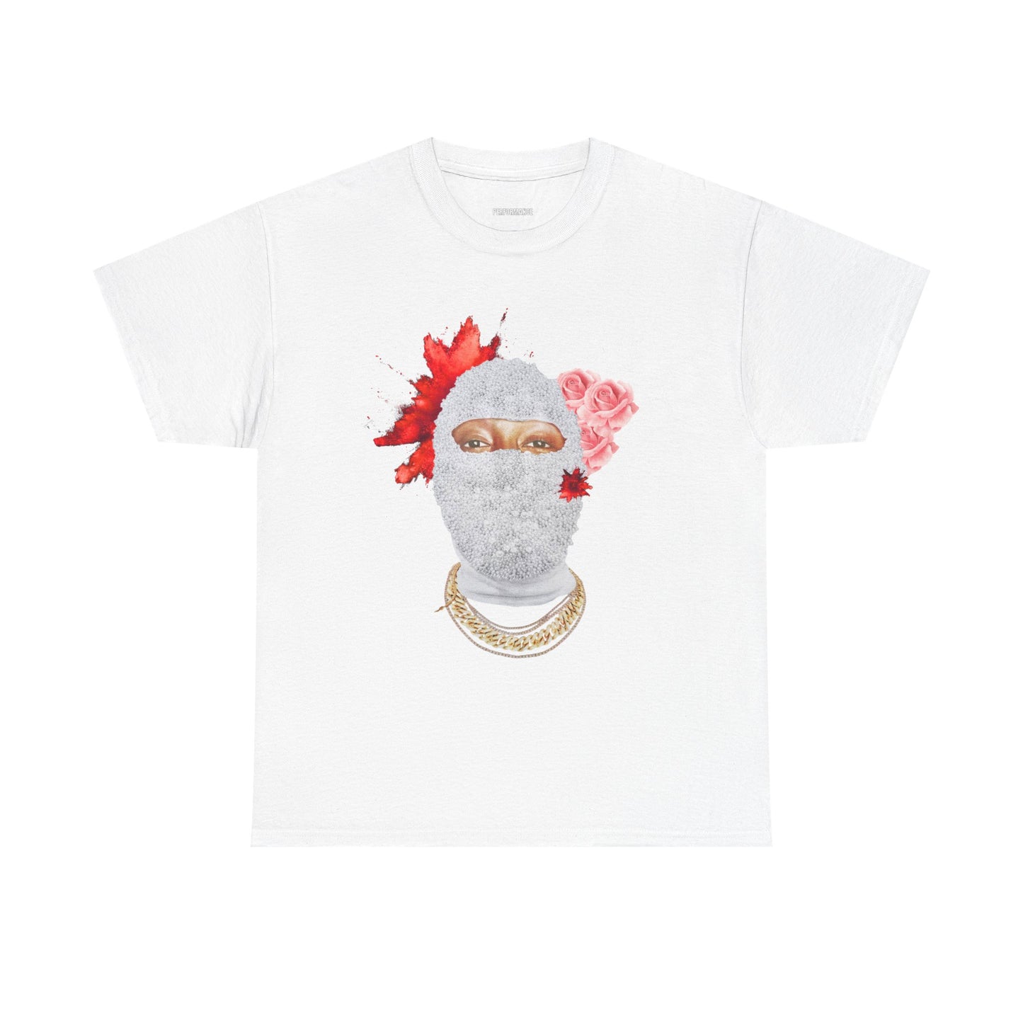 Artistic Unisex Cotton Tee with Floral Design, Casual Streetwear, Unique Gift for Art Lovers, Trendy Graphic Tee, Summer Fashion Staple