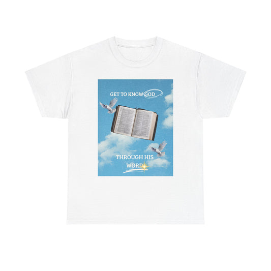 Inspirational Bible Verse Tee, Faith T-Shirt, Religious Cotton Shirt, Spiritual Gift, Christian Apparel, Bible Lover Gift