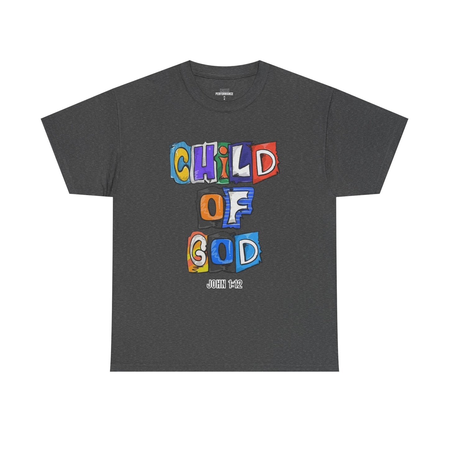 God-Inspired Unisex Heavy Cotton Tee, Faith-Based Apparel, Christian Gift, Spiritual T-Shirt, Everyday Wear, Inspirational Clothing