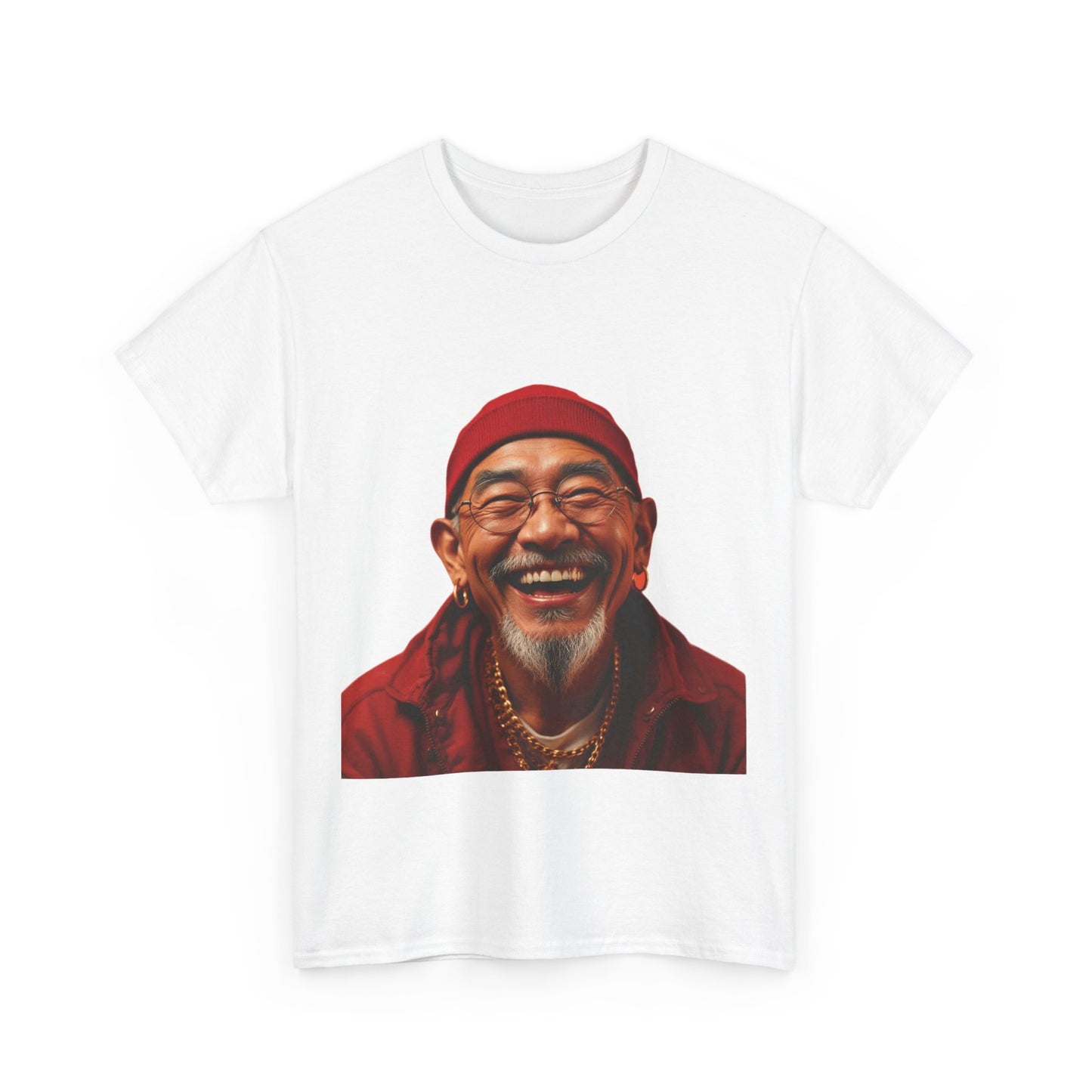 Vintage Smiling Sage Unisex Heavy Cotton Tee