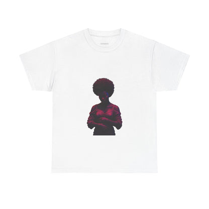 Bold Silhouette Unisex Tee - Graphic Tee, Casual Wear, Street Style, Gift for Her, Afro Chic Shirt