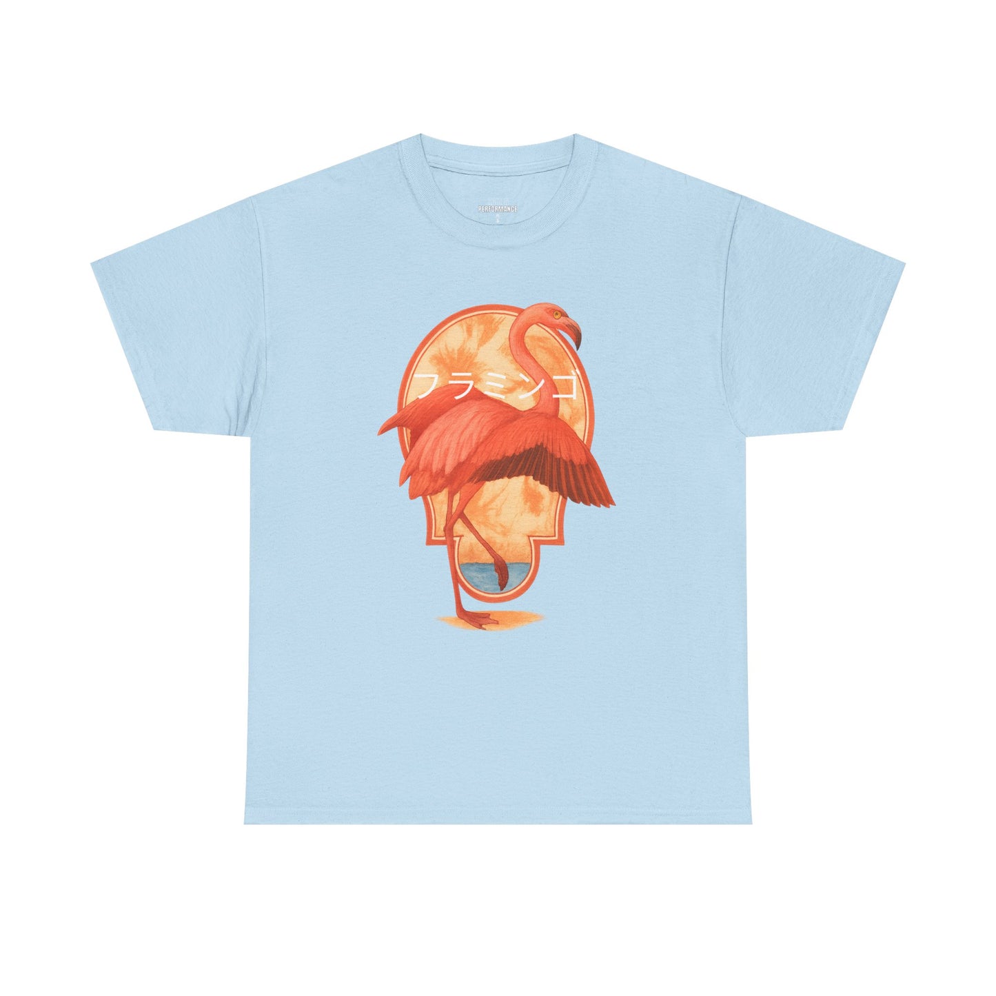T-Shirt with Tropical Flamingo Design | Summer Vibes, Casual Wear, Gift for Nature Lovers, Beach Outing
