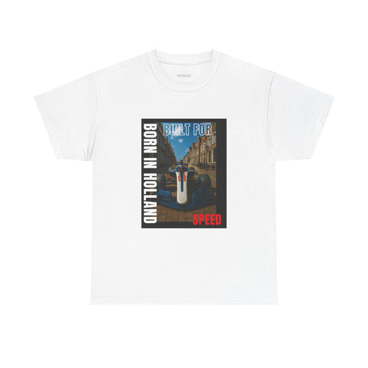 Born in Holland Graphic Tee, Cool Graphic T-Shirt, Casual Everyday Wear, Gift for Car Enthusiasts, Unique Vintage Style Tee