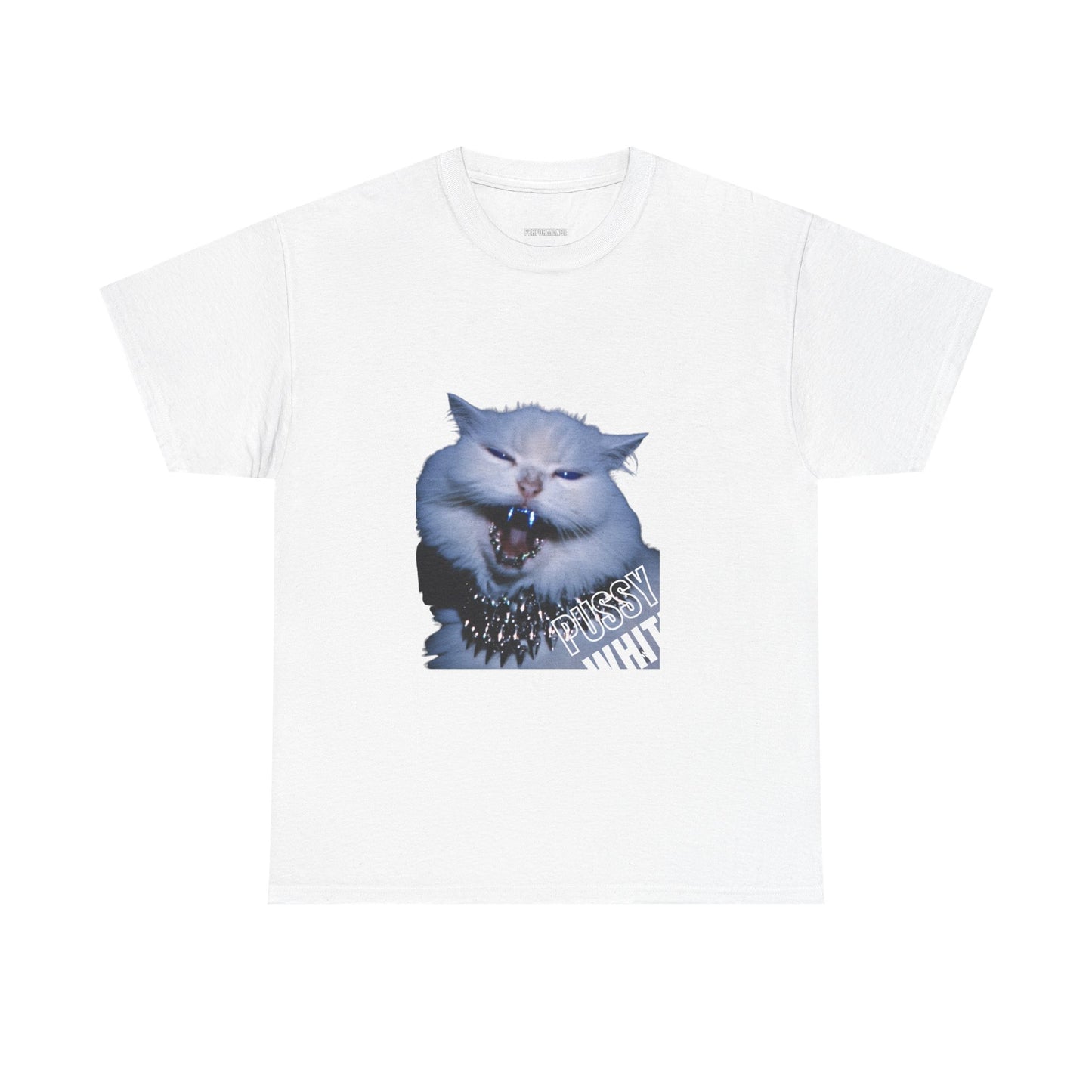 Fierce Cat Graphic Tee, Funny T-Shirt, Unisex Cotton Tee, Gift for Cat Lovers, Casual Wear, Pet Meme Tee, Statement Shirt