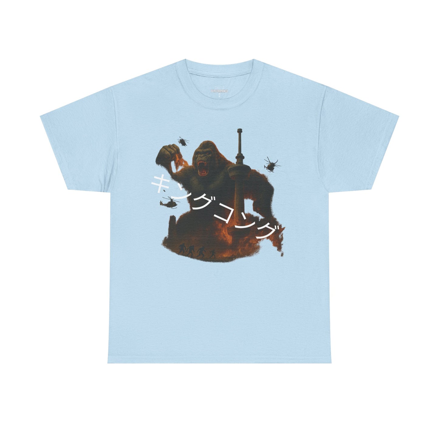 Kong Inspired Unisex Heavy Cotton Tee - Perfect for Movie Night, Gifts, Fan Merchandise, Casual Wear, and Everyday Comfort