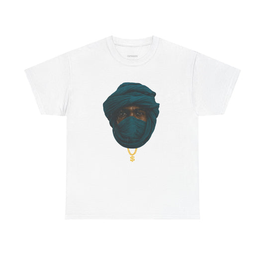 Cultural-Themed Unisex Heavy Cotton Tee, Streetwear Tee, Unique Graphic T-Shirt, Casual Everyday Wear, Gift for Art Lovers