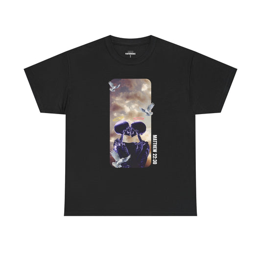 Skeleton Lovers Heaven Bible Verse Christian Tee