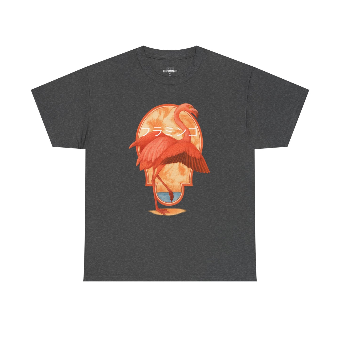 T-Shirt with Tropical Flamingo Design | Summer Vibes, Casual Wear, Gift for Nature Lovers, Beach Outing