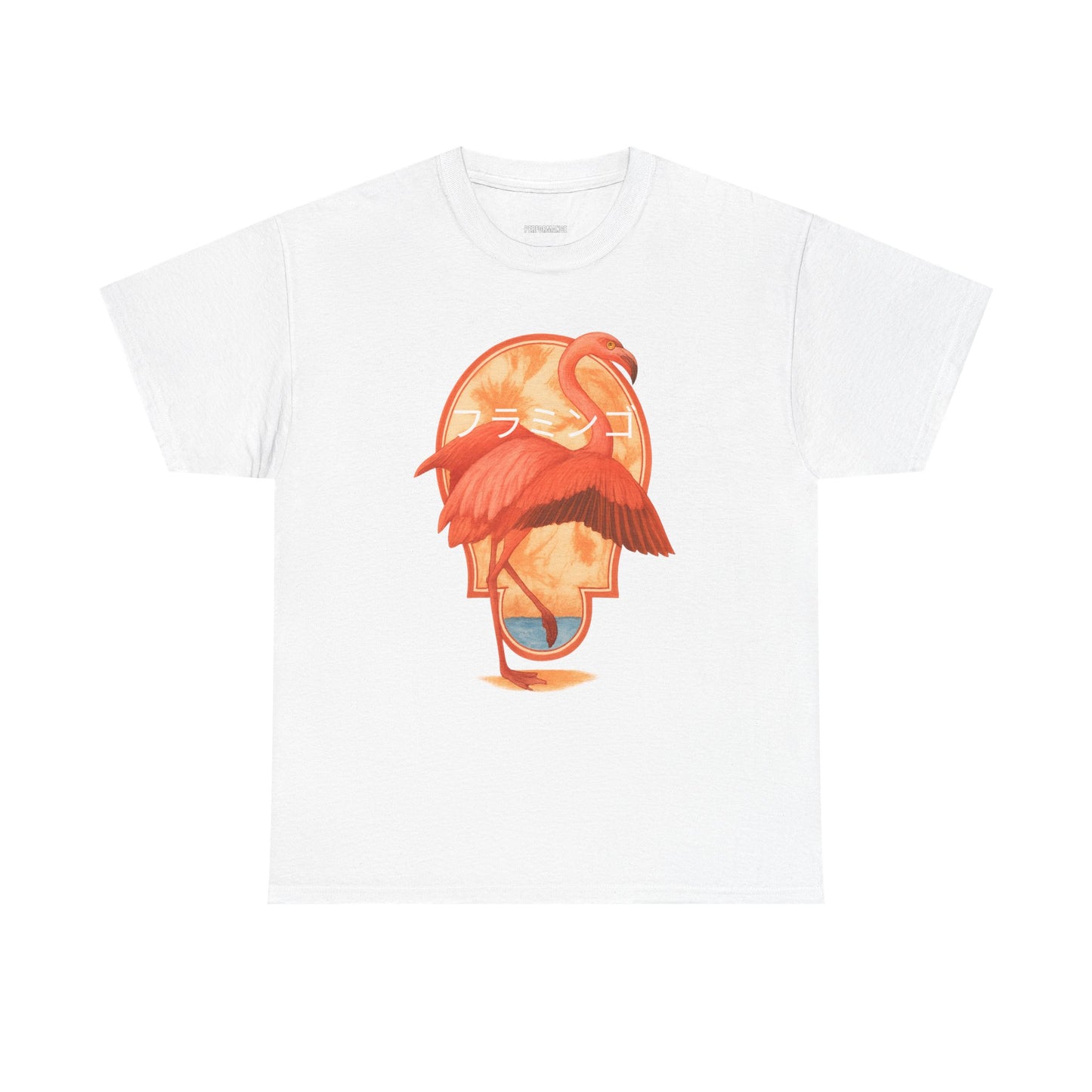T-Shirt with Tropical Flamingo Design | Summer Vibes, Casual Wear, Gift for Nature Lovers, Beach Outing