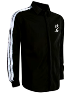 Black Kaizen Performance sportieve overhemd